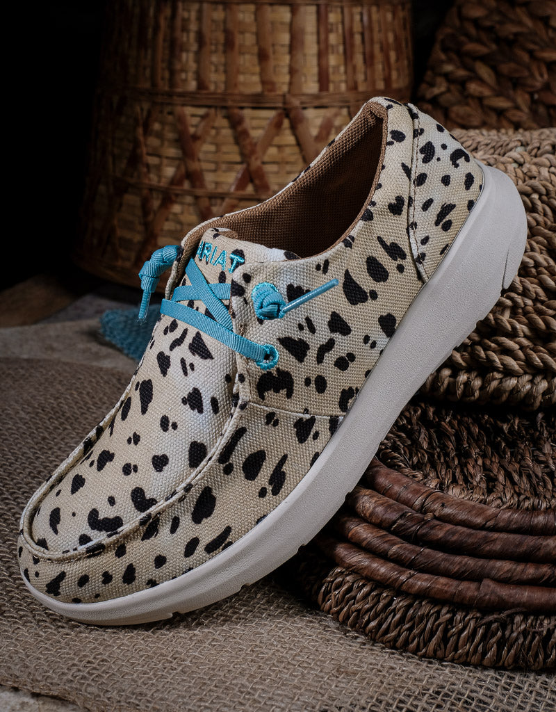 Ladies Hilo Washed Animal Print Shoe 10044592