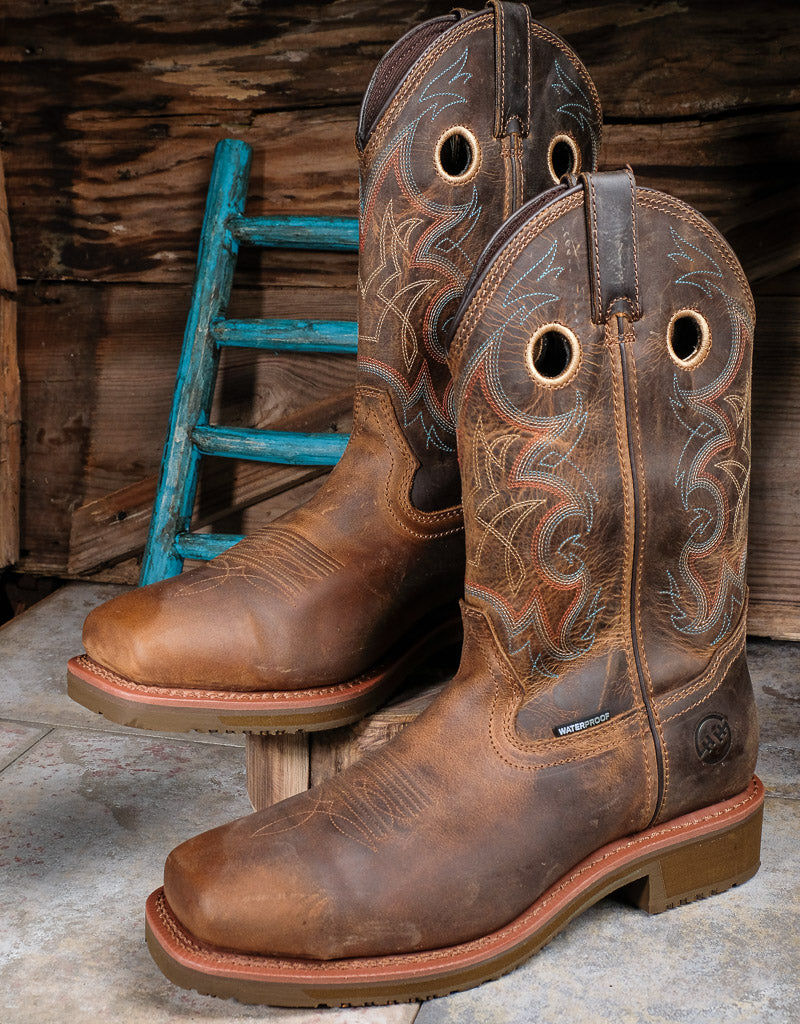 Men's Roy Tan Composite Toe Western Work Boots DH5246