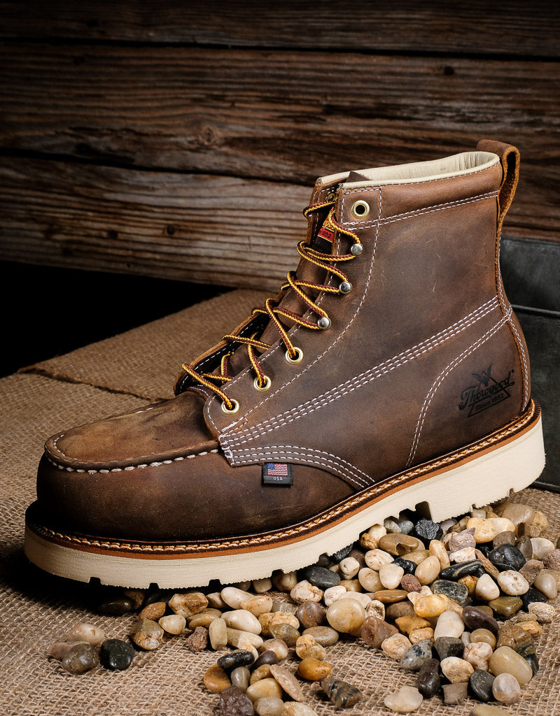 Men's 6” American Made Steel Moc Toe Boots 804-4375