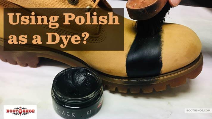 Brown boots to black boots is done easily. Just leather dye and polish is  needed.