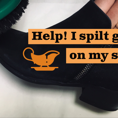 How Can I Get A Gravy Stain Out Of My Shoes Or Boots?