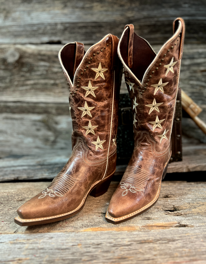 Laredo Ladies Serenade Brown Snip Toe Western Boots 20014 — Boyers