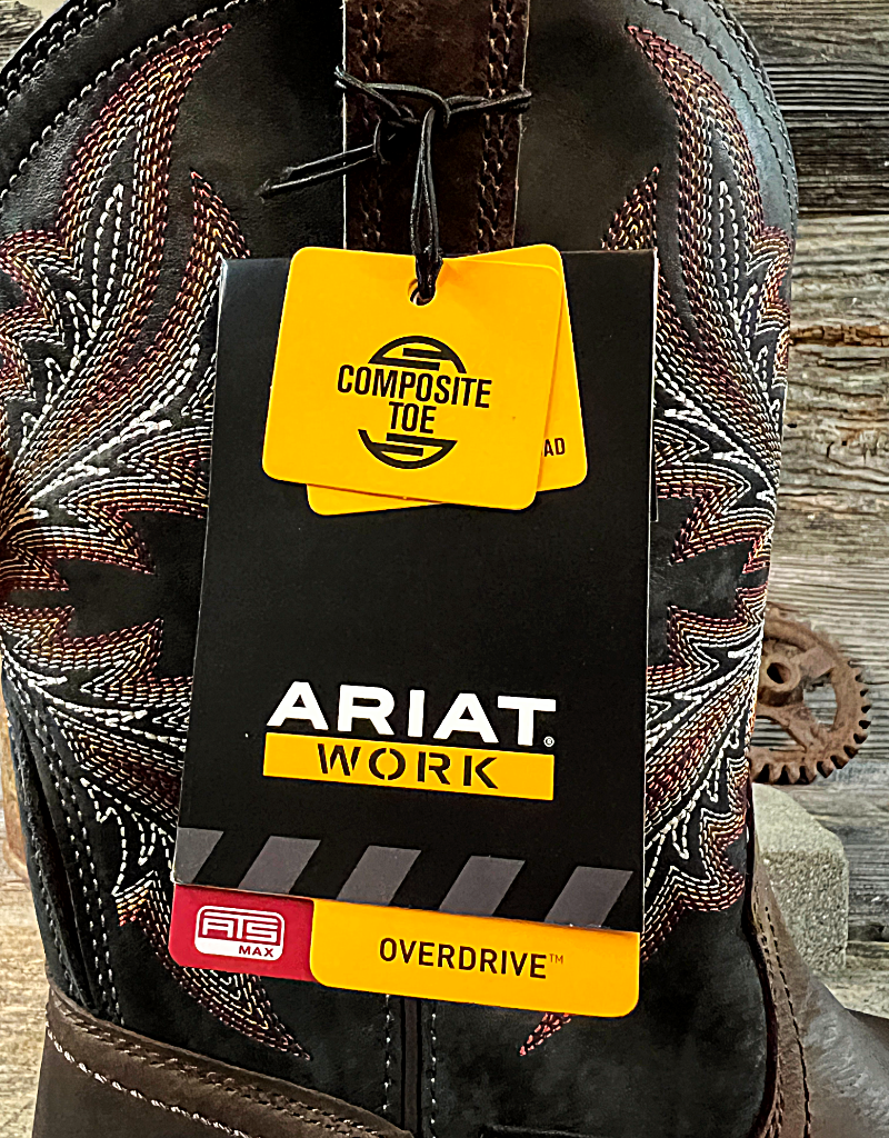 Ariat Men's OverDrive Composite Square Toe Work Boot 10053644