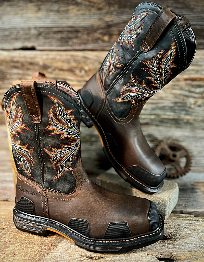 Ariat Men's OverDrive Composite Square Toe Work Boot 10053644