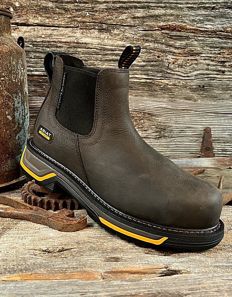 Ariat Men's Big Rig Chelsea Comp Toe Waterproof Work Boots 10042544
