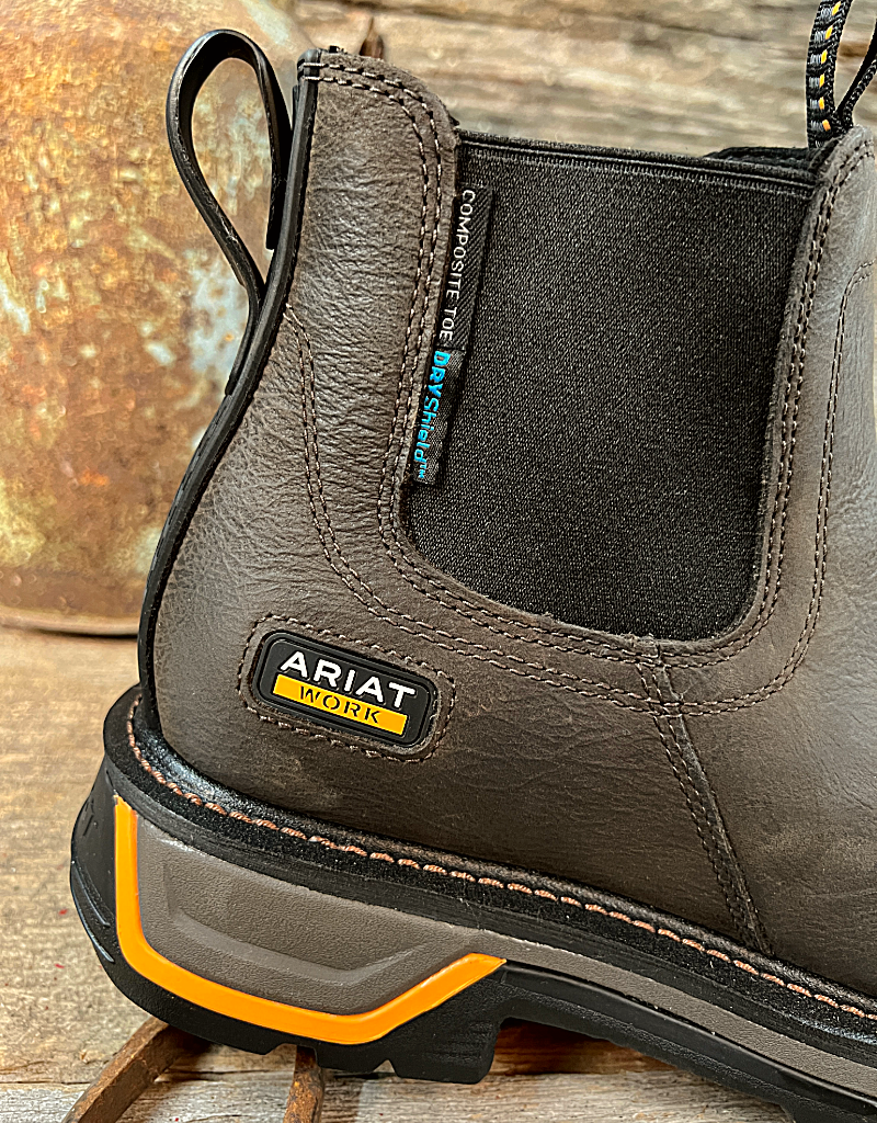 Ariat Men's Big Rig Chelsea Comp Toe Waterproof Work Boots 10042544
