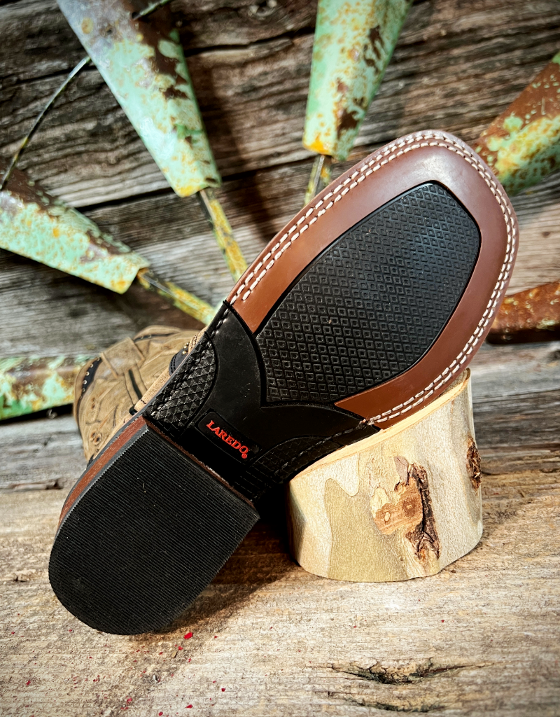 Laredo Women's Bouquet Distressed Brown w/ Black Detail Square Toe 5844