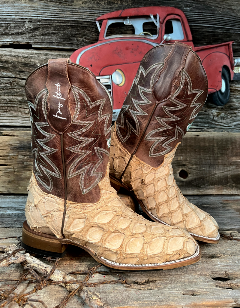 Justin Men's Ocean View Pirarucu George Strait Rustic Western Boots GR5716