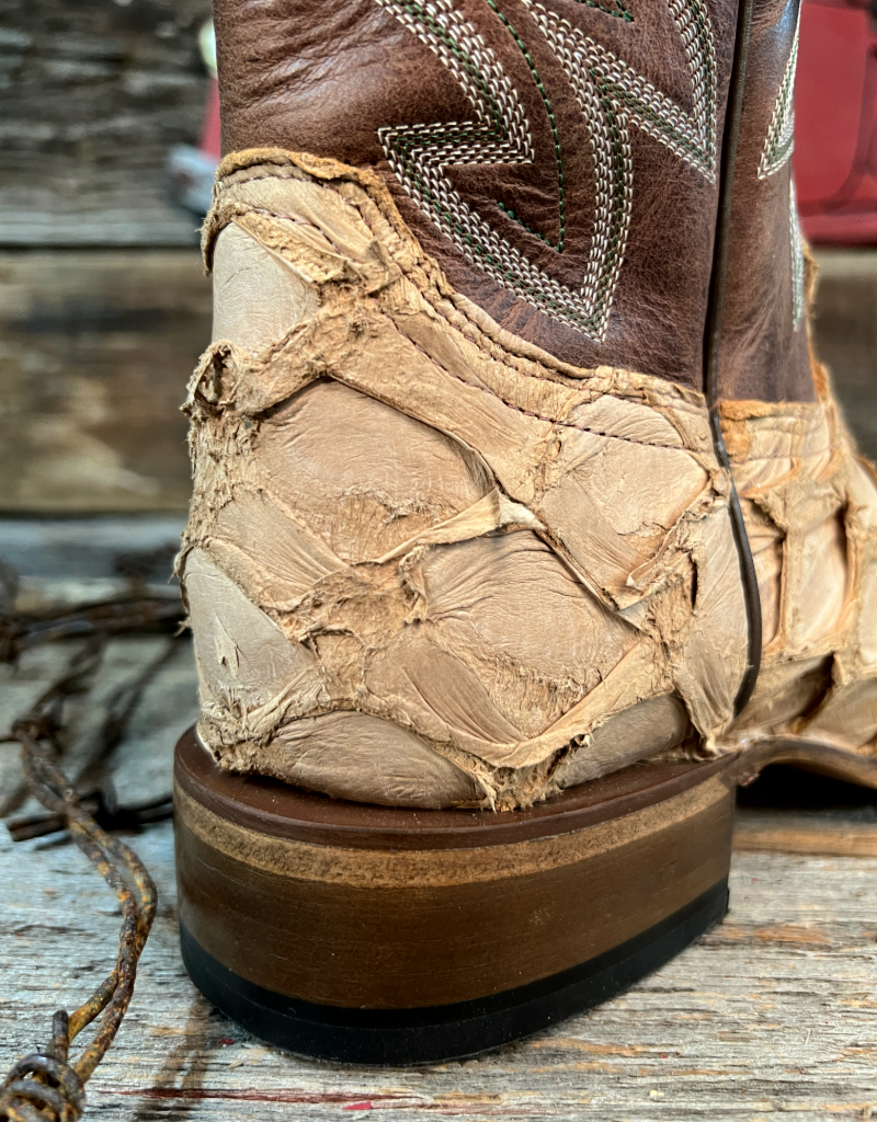 Justin Men's Ocean View Pirarucu George Strait Rustic Western Boots GR5716