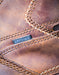 Close-up of a brown leather boot with 'DryShield' label