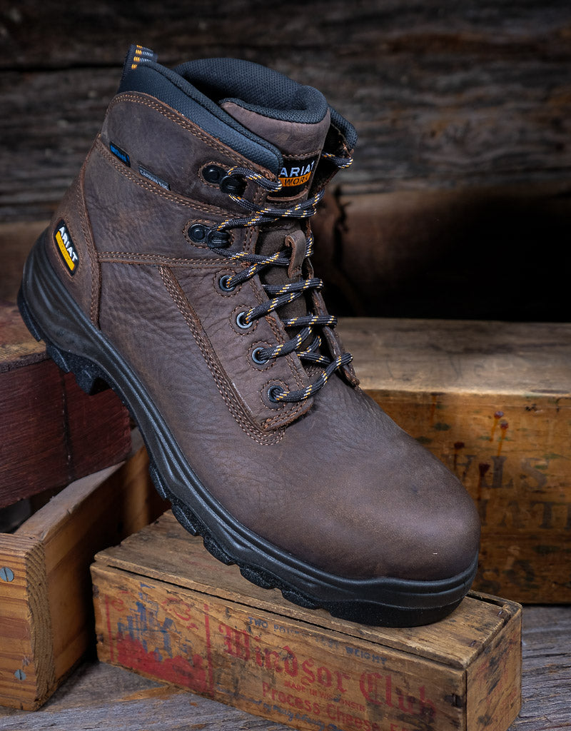 Men's Ariat Turbo Duratread Waterproof Carbon Toe Work Boots 10054294