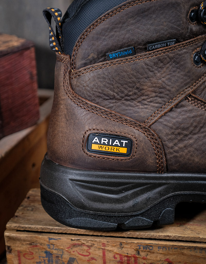 Men's Ariat Turbo Duratread Waterproof Carbon Toe Work Boots 10054294