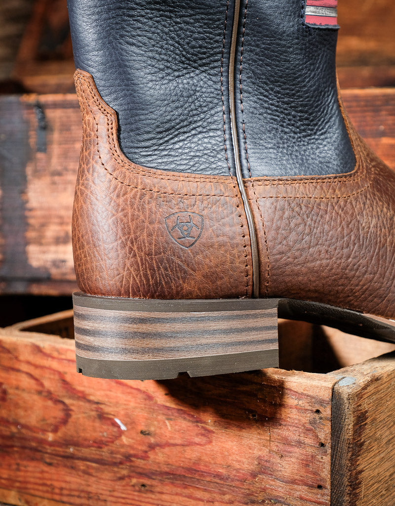 Ariat Men's Hybrid Rancher Patriot Wide Square Toe Cowboy Boot 10074205