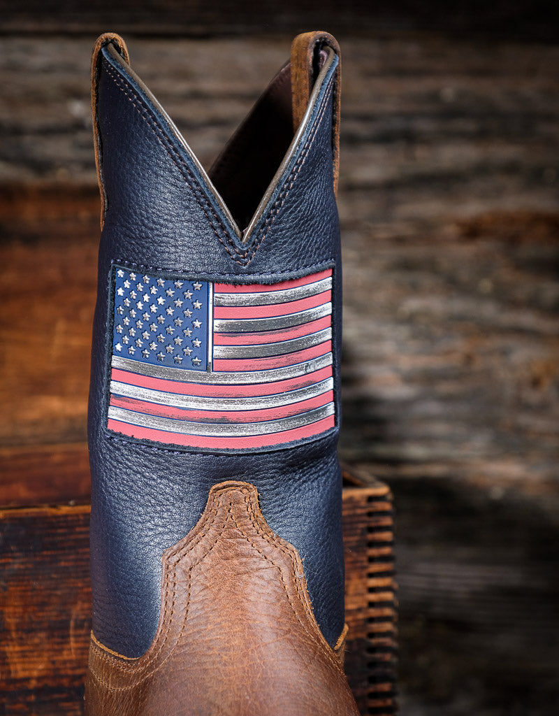 Ariat Men's Hybrid Rancher Patriot Wide Square Toe Cowboy Boot 10074205