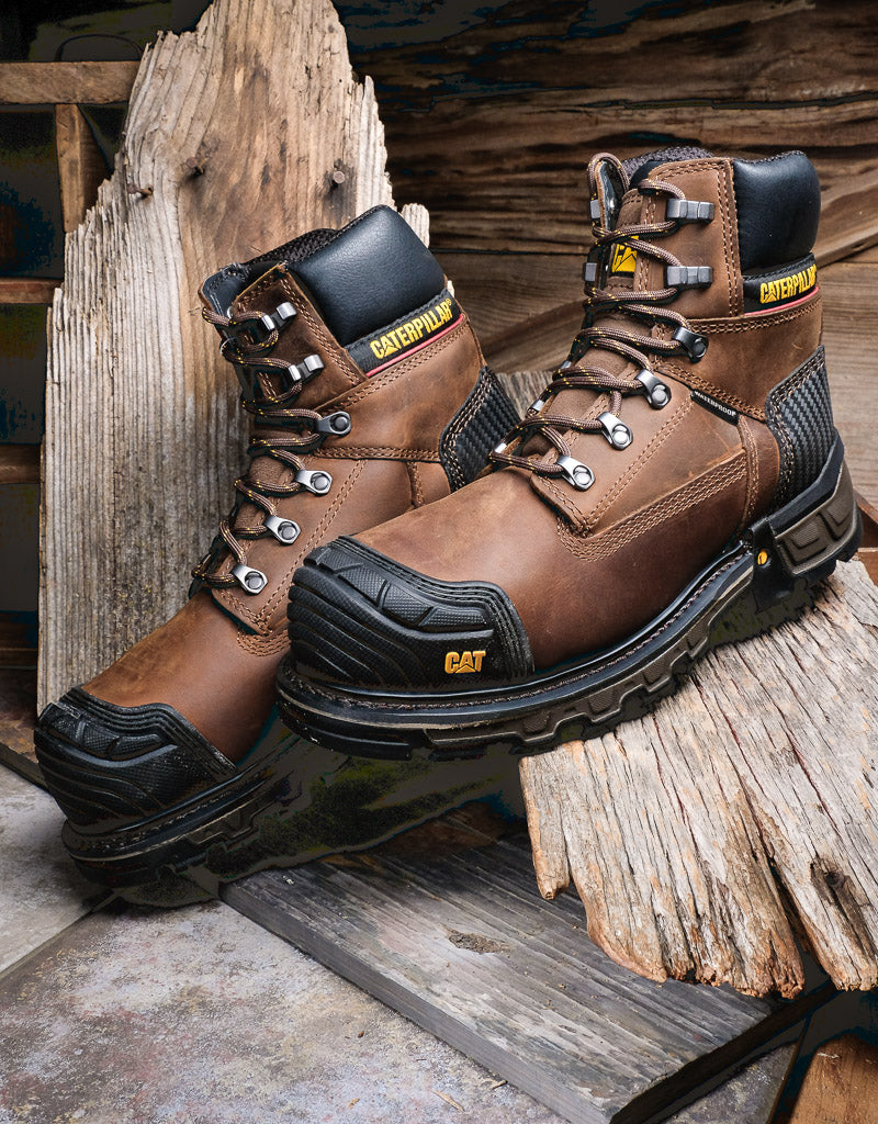 Caterpillar Wolverine Work Boots Herren – Wasserdichte Arbeitsschuhe Mit Stahlkappe, Rutschfest & Leicht