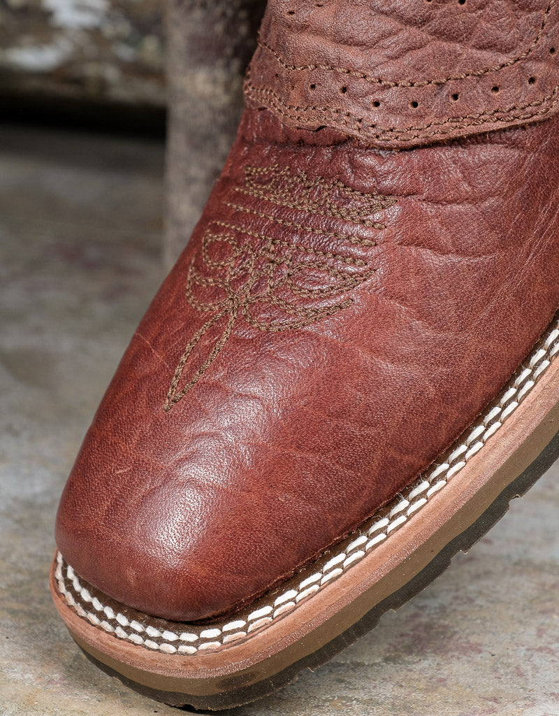 Men's Talache Bison Square Toe Roper Western Boots — Boyers