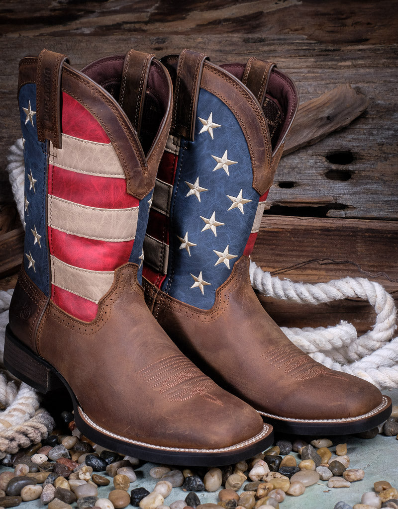 Men's Durango Saddlebrook Union Flag Western Boots DDB0446