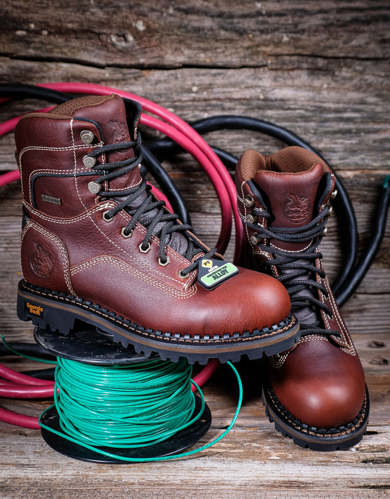 Georgia Boot Ladies AMP LT Logger Alloy Toe Waterproof Work Boot GB00428