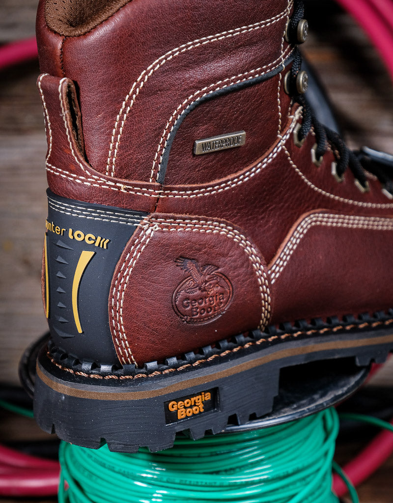 Georgia Boot Ladies AMP LT Logger Alloy Toe Waterproof Work Boot GB00428