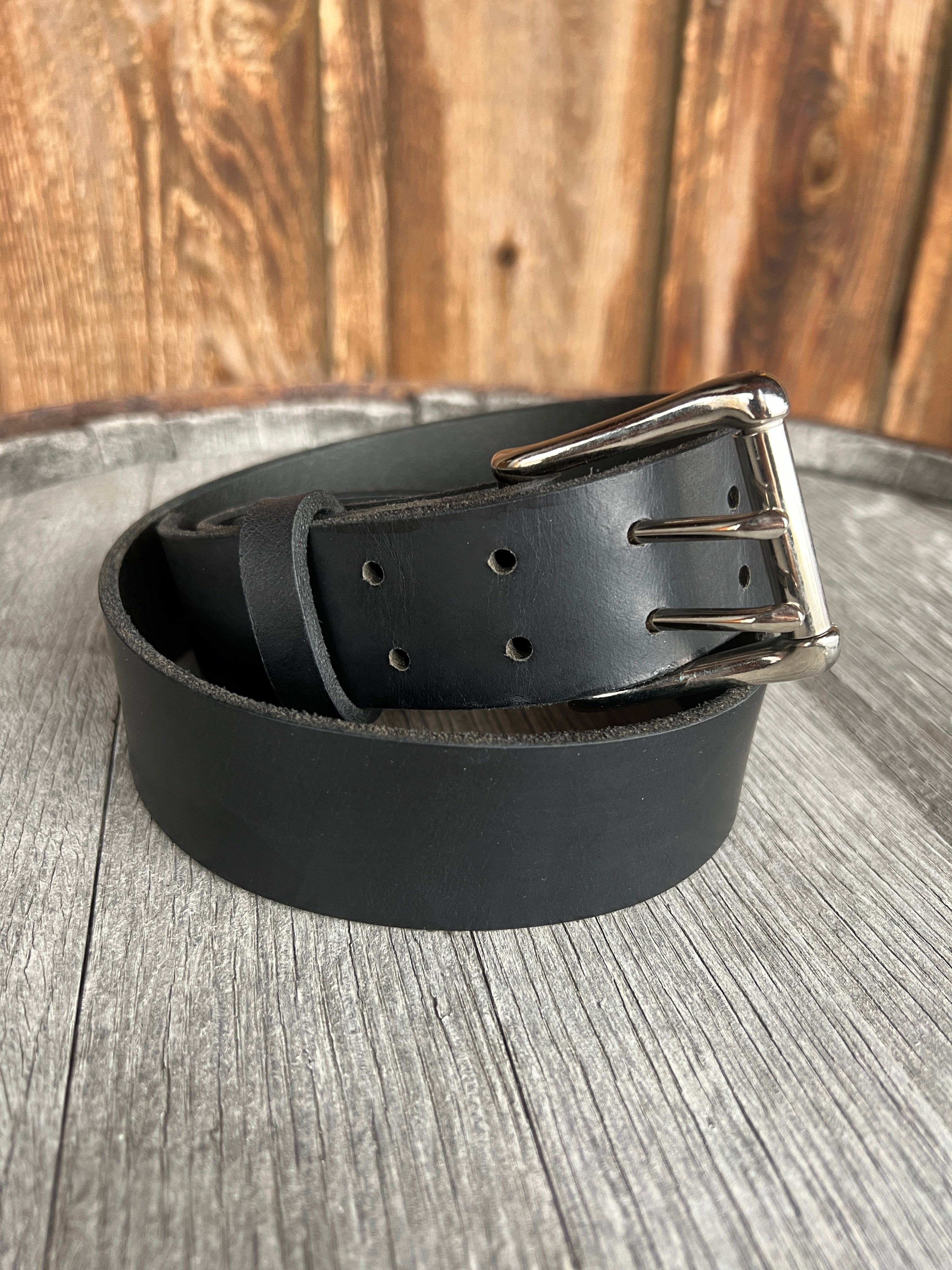 Boyer's Handmade Double Buckle Belt