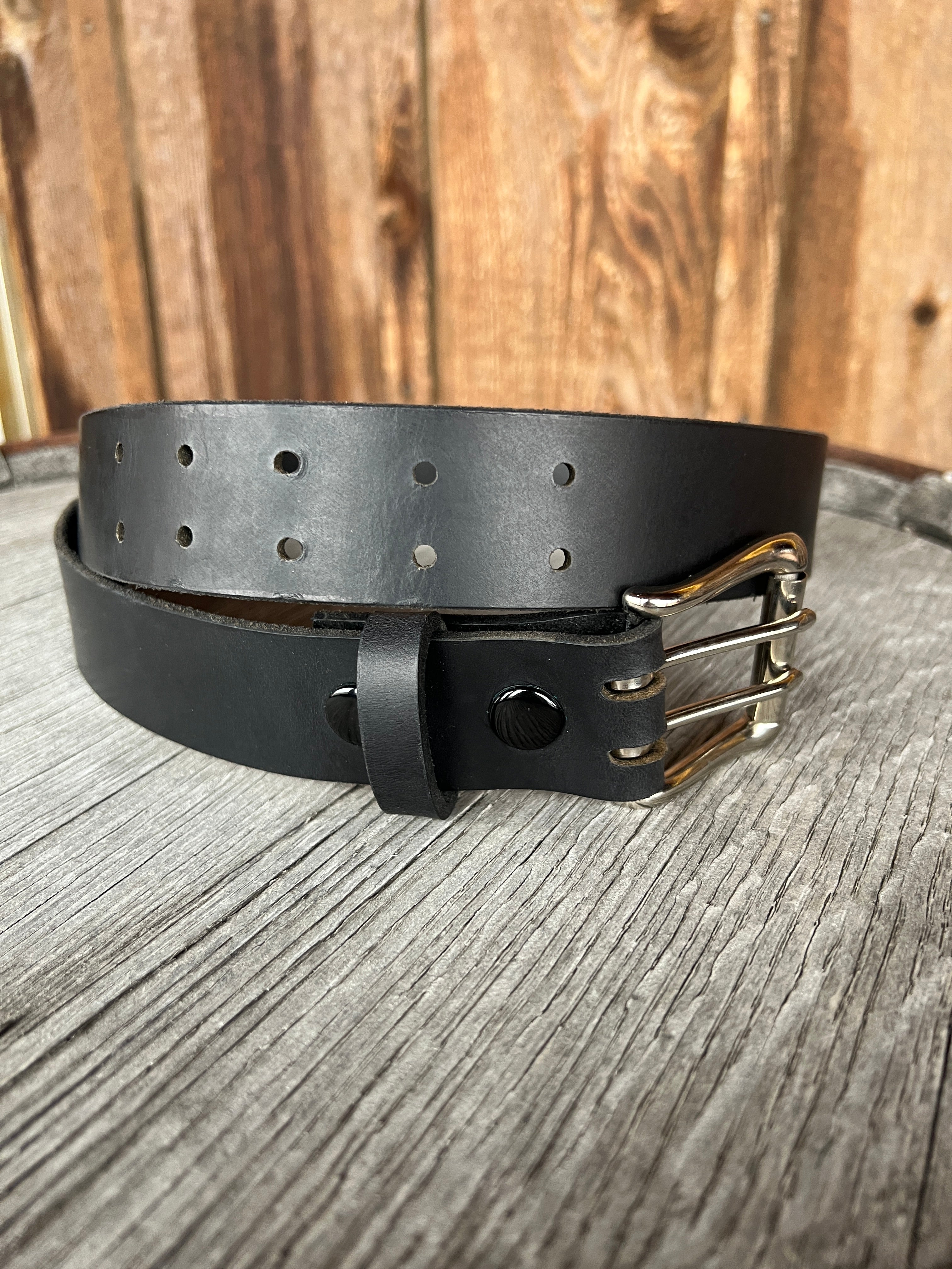 Boyer's Handmade Double Buckle Belt