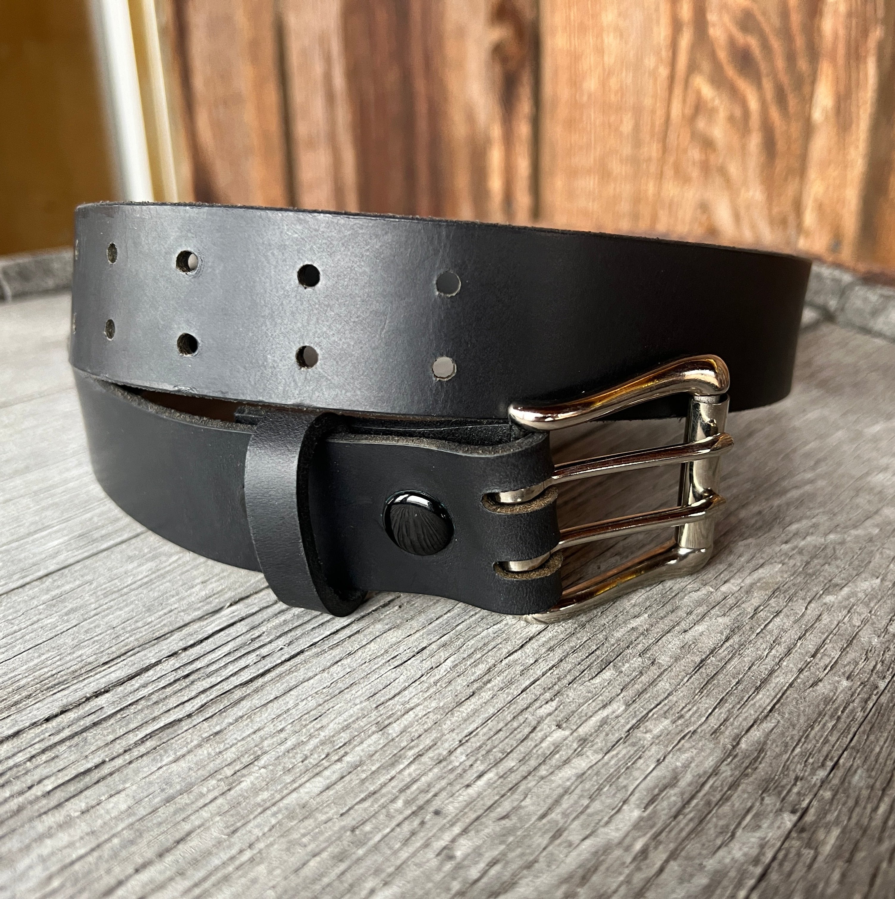 Boyer's Handmade Double Buckle Belt