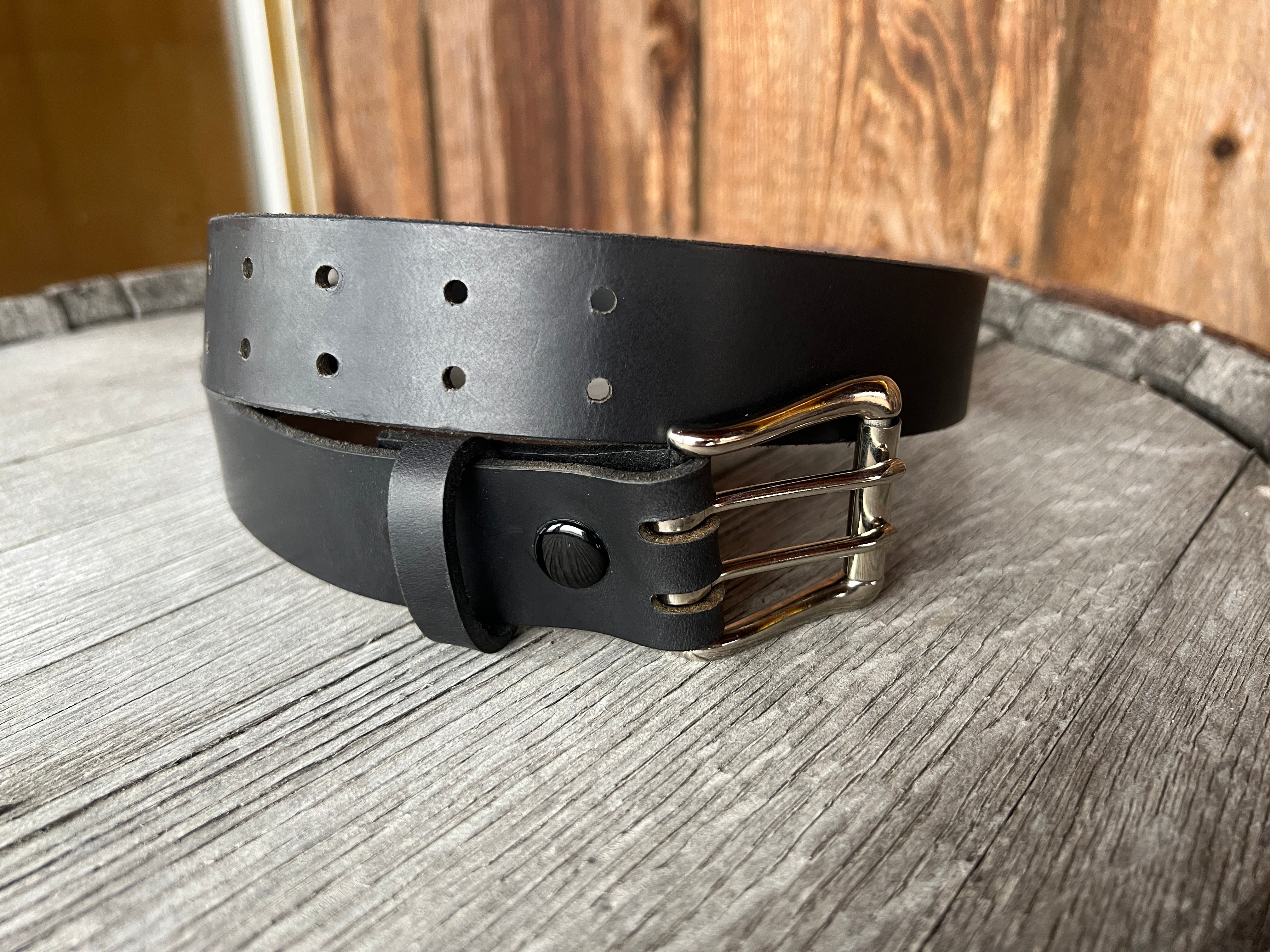 Boyer's Handmade Double Buckle Belt