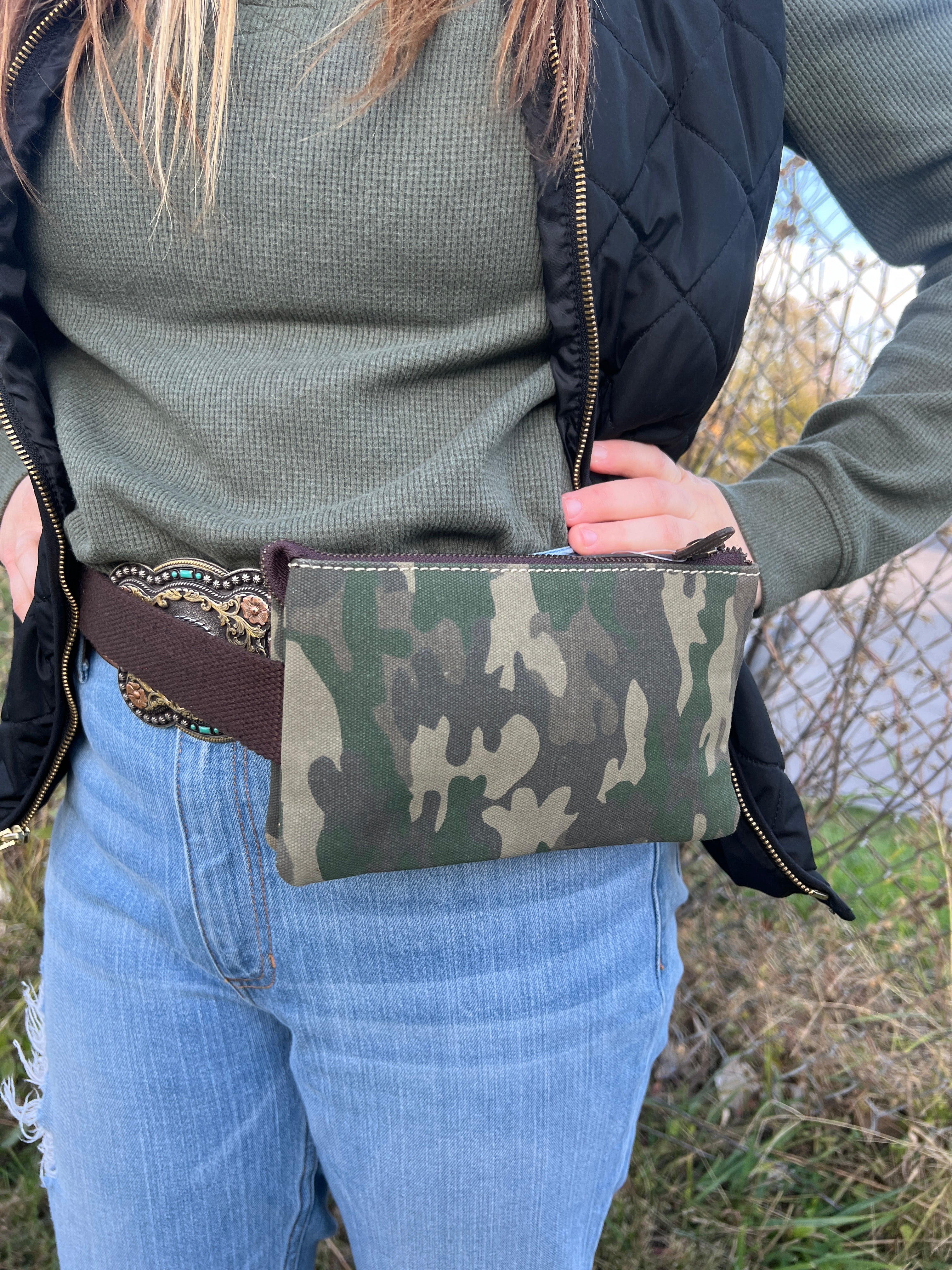 Scully Camo Waist Bag 942