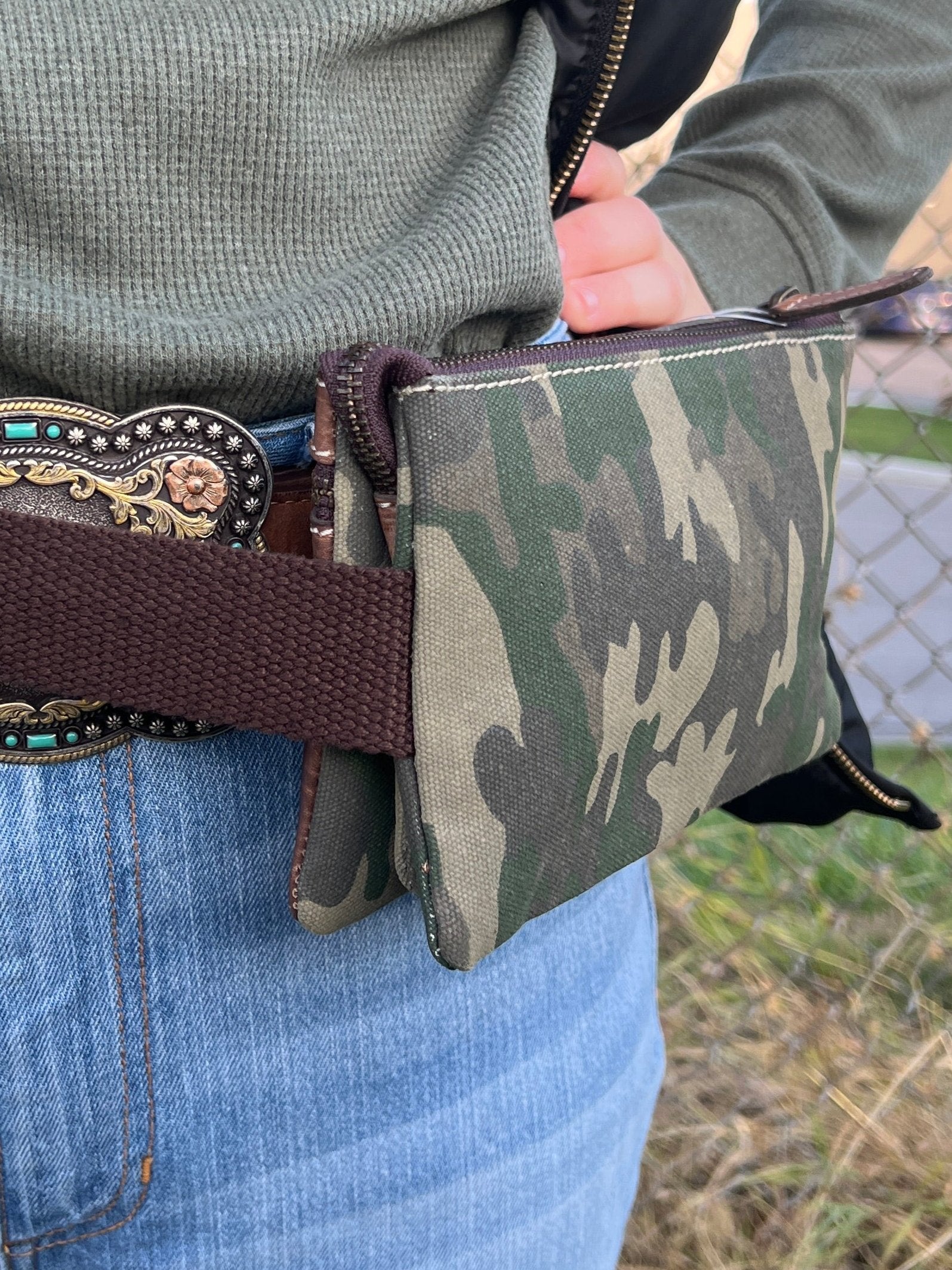 Scully Camo Waist Bag 942