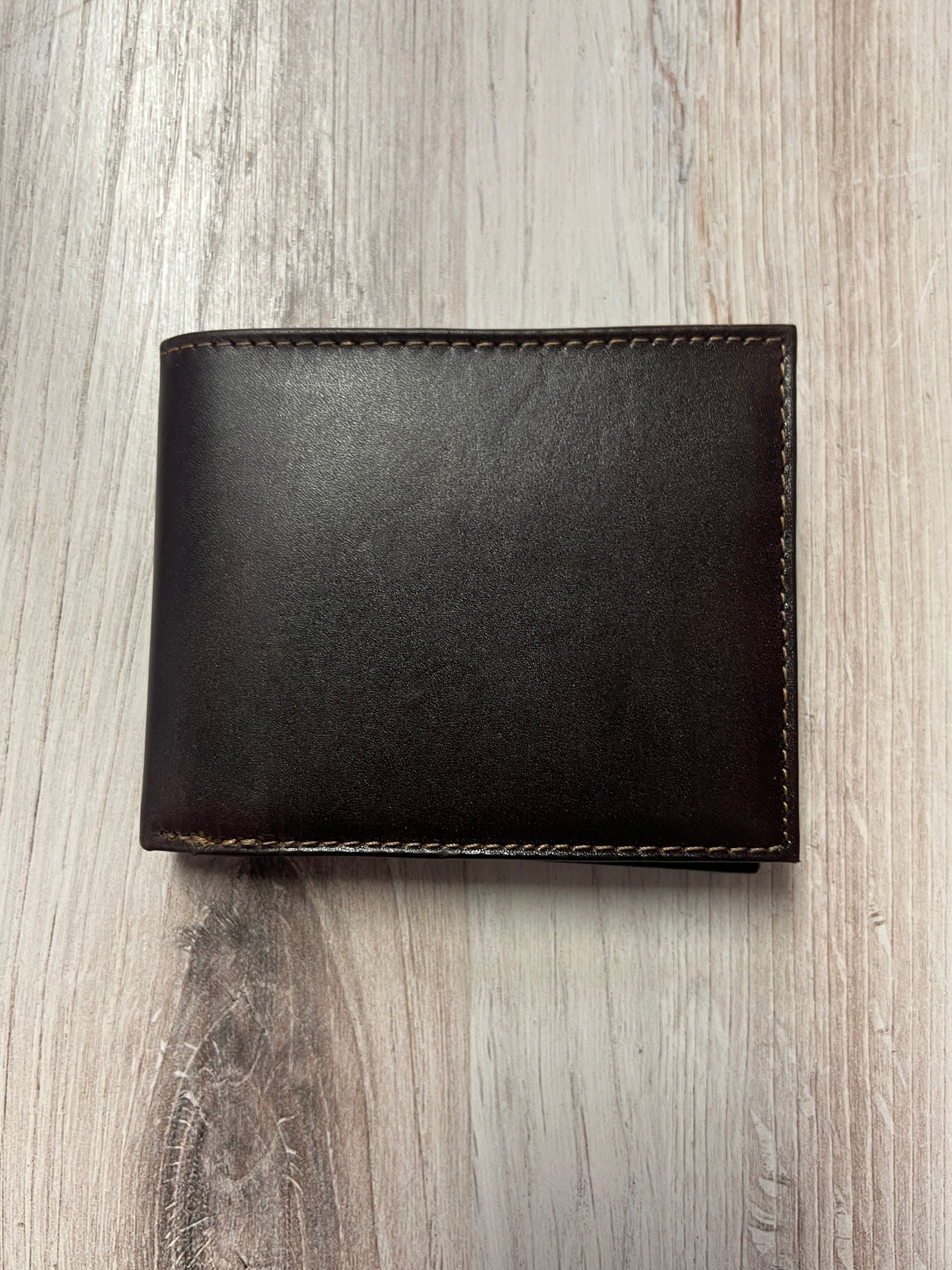 Leather Bifold Mid Flap Wallet A54360