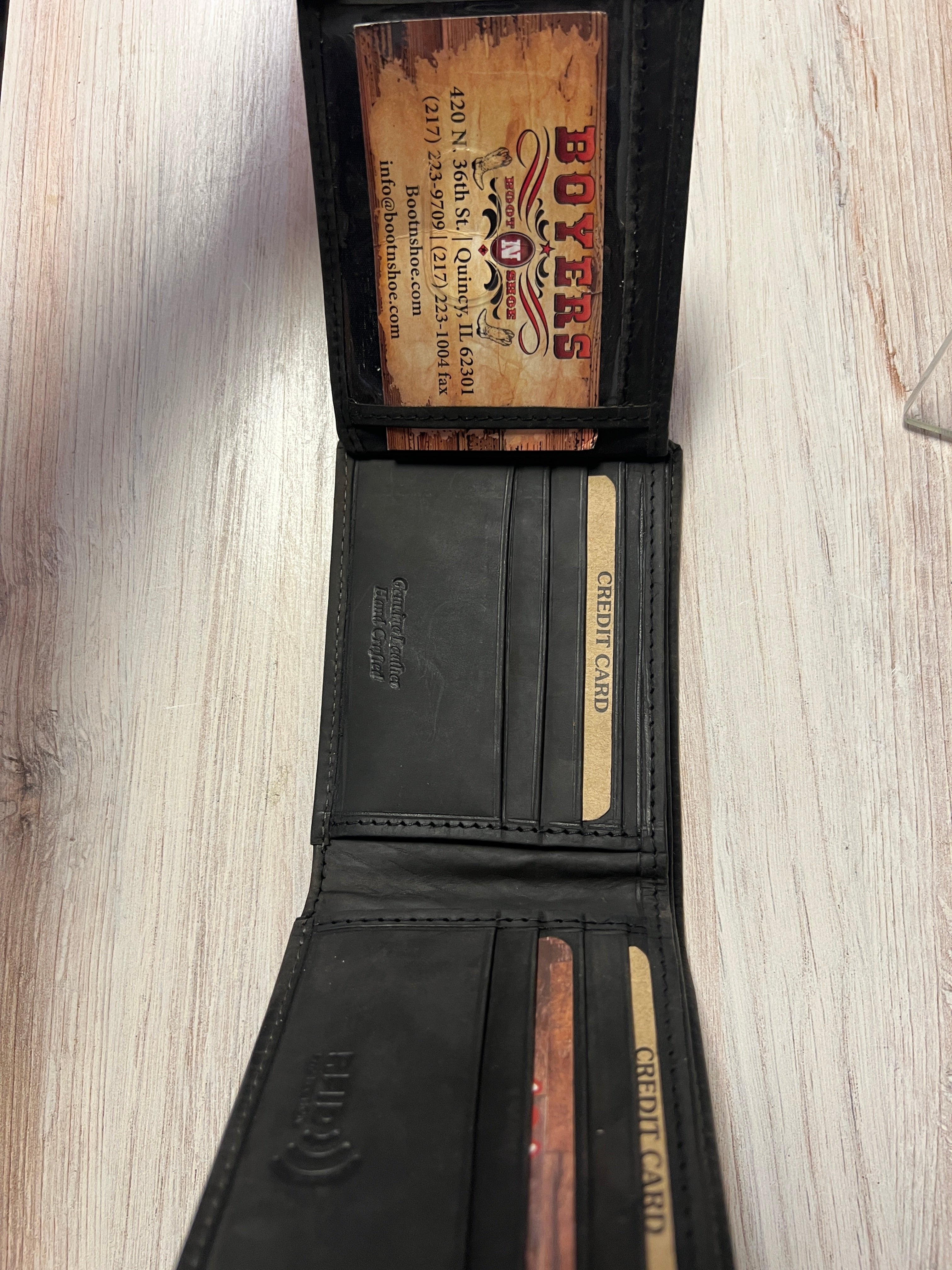 Bifold Side Flap Wallet Brown or Black Options 51305