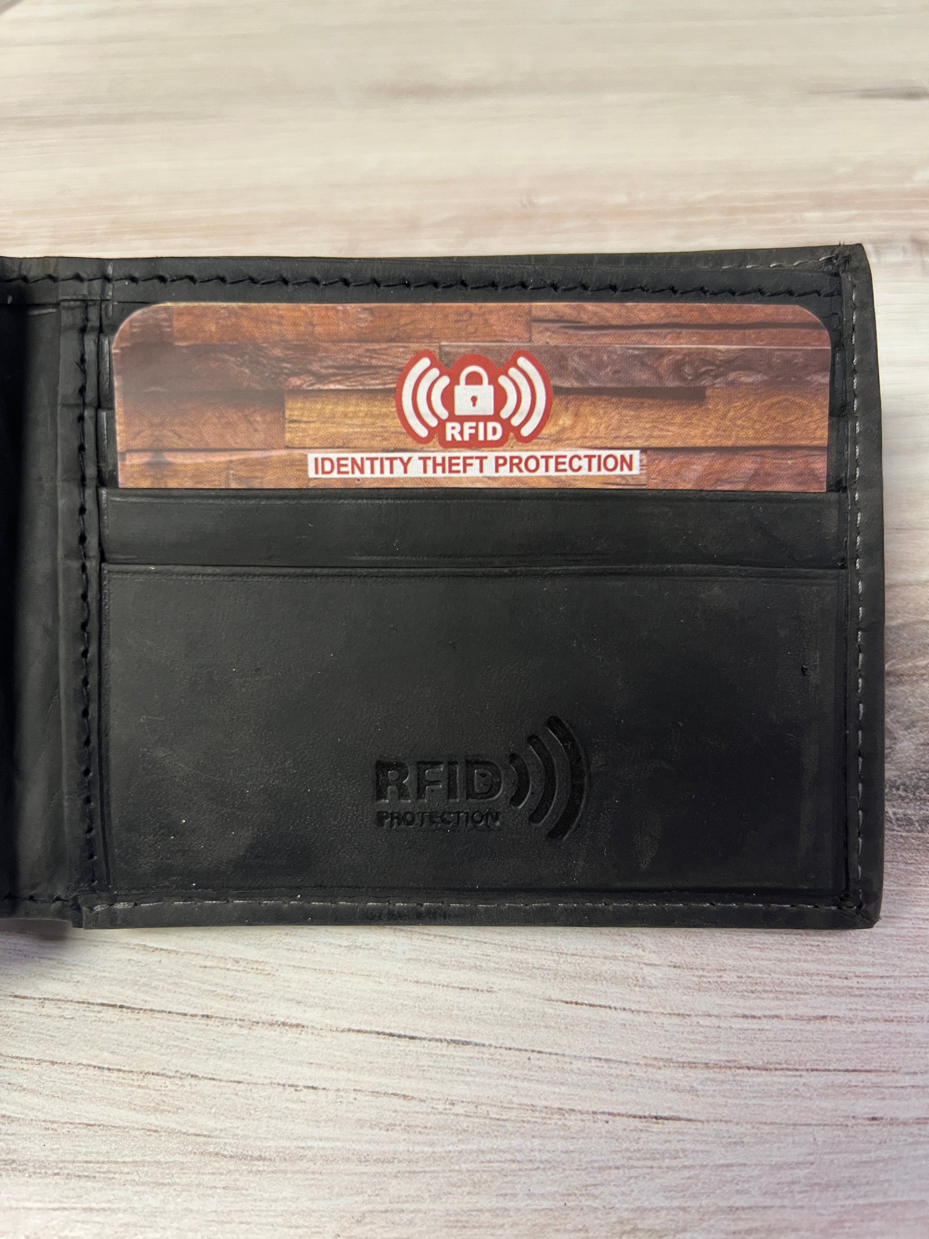 Bifold Side Flap Wallet Brown or Black Options 51305