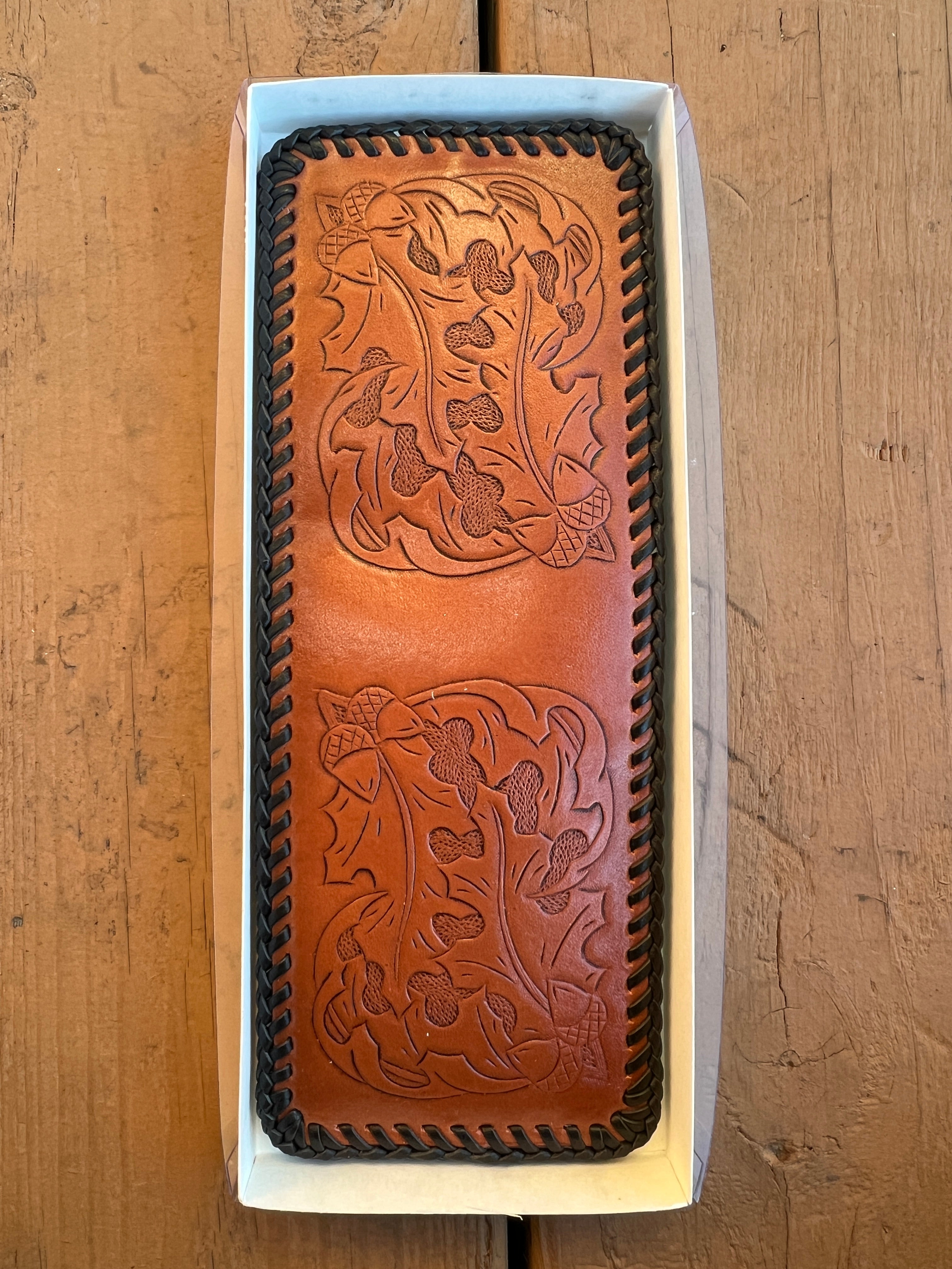 Multiple Brenneman's Hand Tooled Leather Bifold Wallets 400