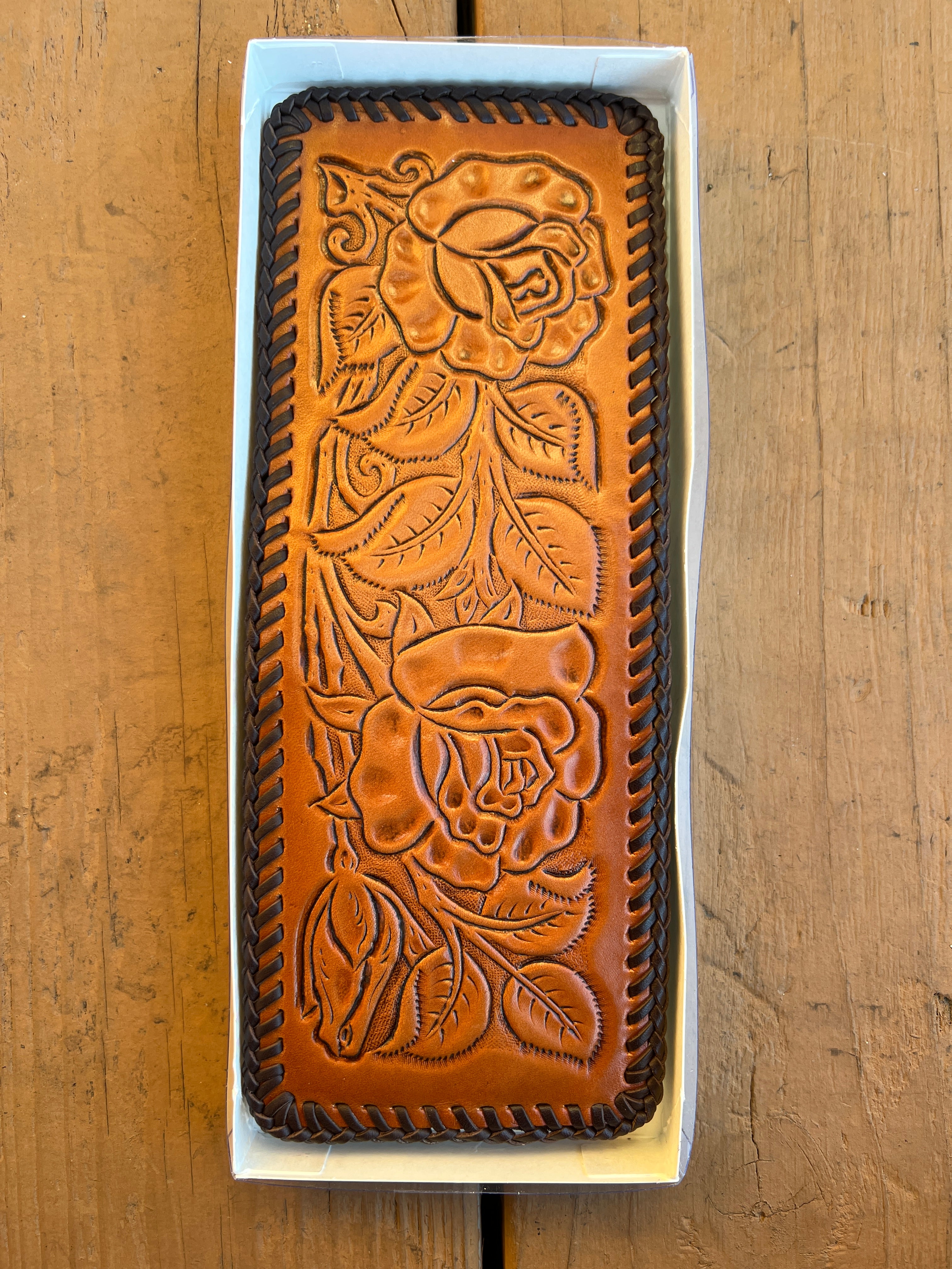 Multiple Brenneman's Hand Tooled Leather Bifold Wallets 400