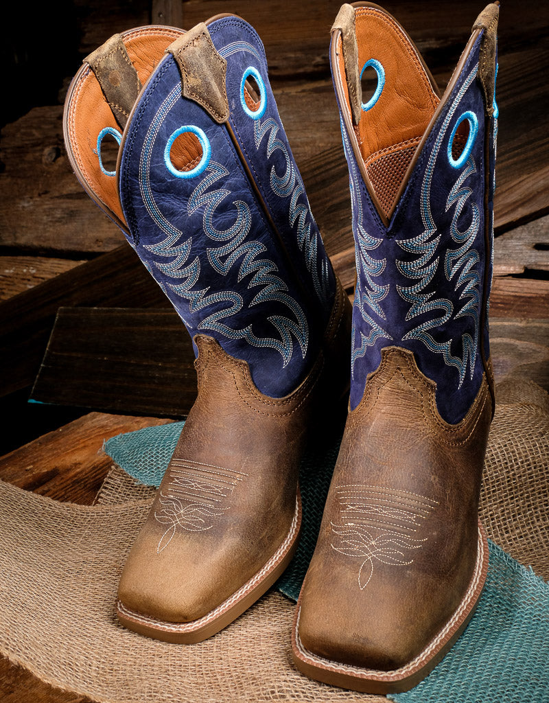 Justin men's stampede boots on sale