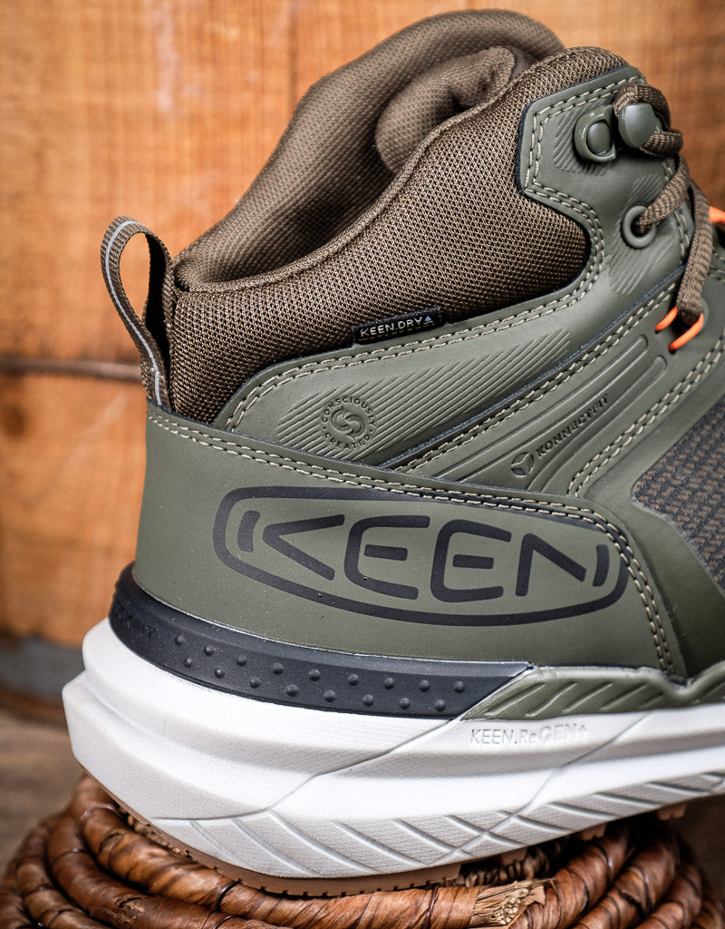 Keen Synchro Carbon Toe Waterproof Forest Green Work Boots 1030303