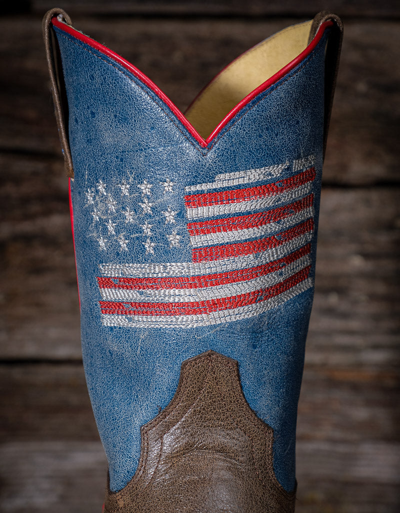 Roper Men’s 250 Limited Edition American Flag Cowboy Boots 09-020-7001-8840