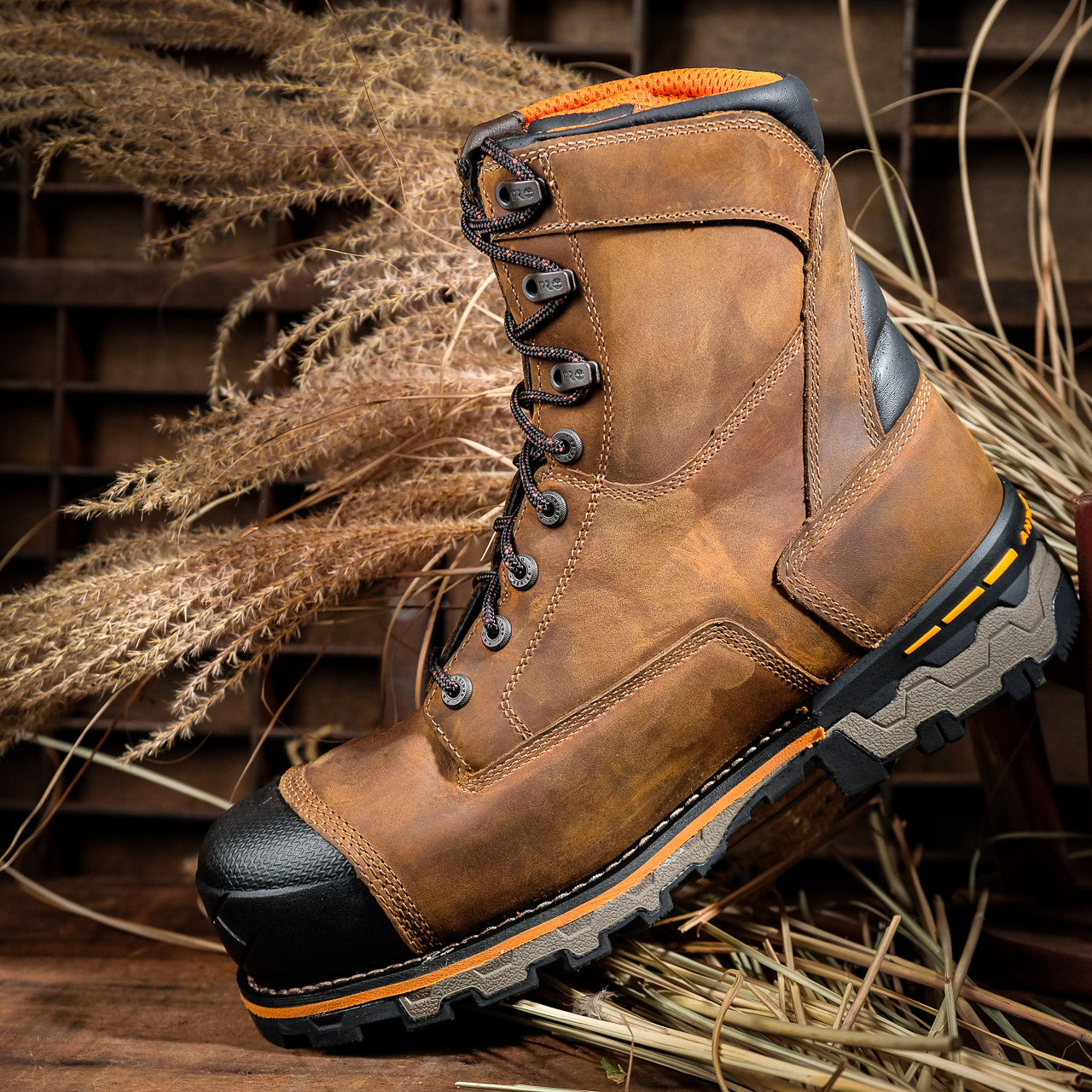 Timberland PRO Men's Boondock Composite Toe 8" Work Boot 92671