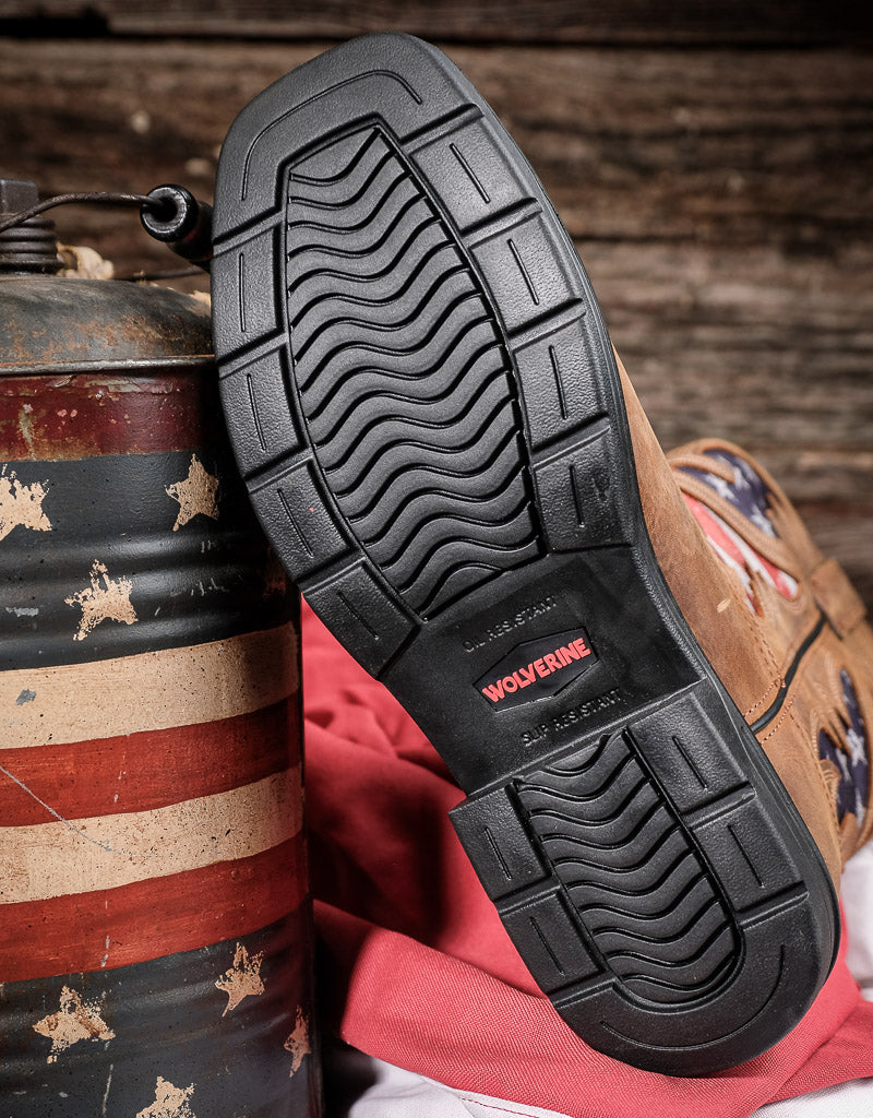 Wolverine Men's Rancher Flag Steel Toe Waterproof Work Boots W241181