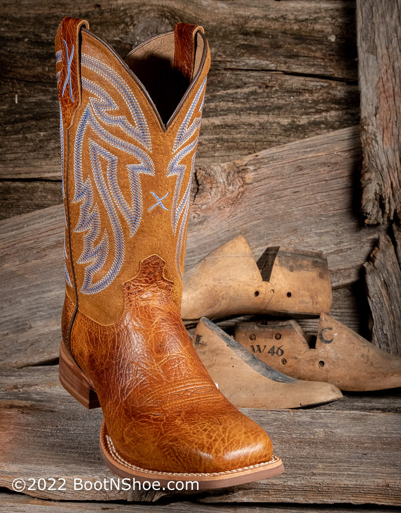 mens ankle cowboy boots square toe