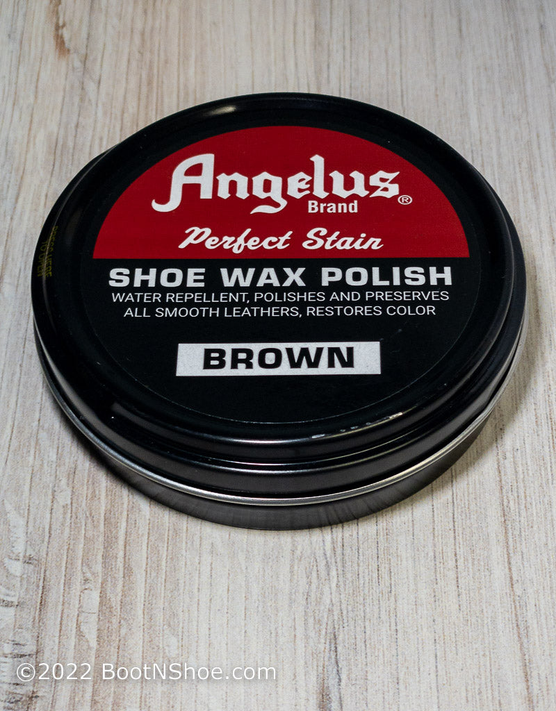 Angelus Red Shoe Wax Polish 3 oz.
