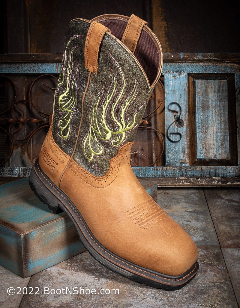 Men's Workhog Wide Square Workhog Ariat Boots Steel Toe Square Toe