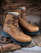 pair of 8 inch lace up Ariat workboots