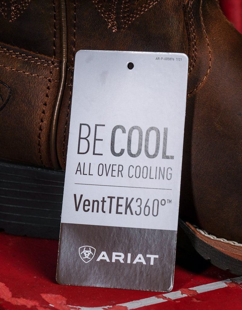 Be Cool All over cooling VentTEK360 Ariat Label