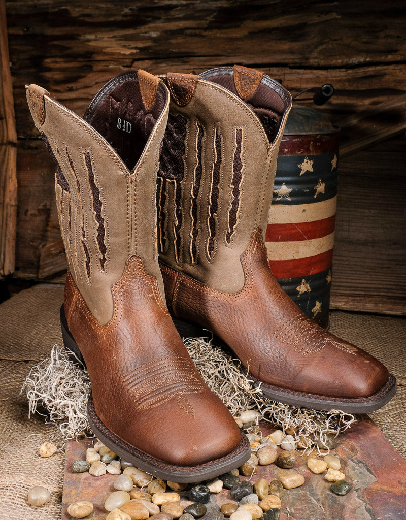 ARIAT Tycoon Western Boot – Stivali Da Cowboy Uomo In Pelle Con Tecnologia ATS