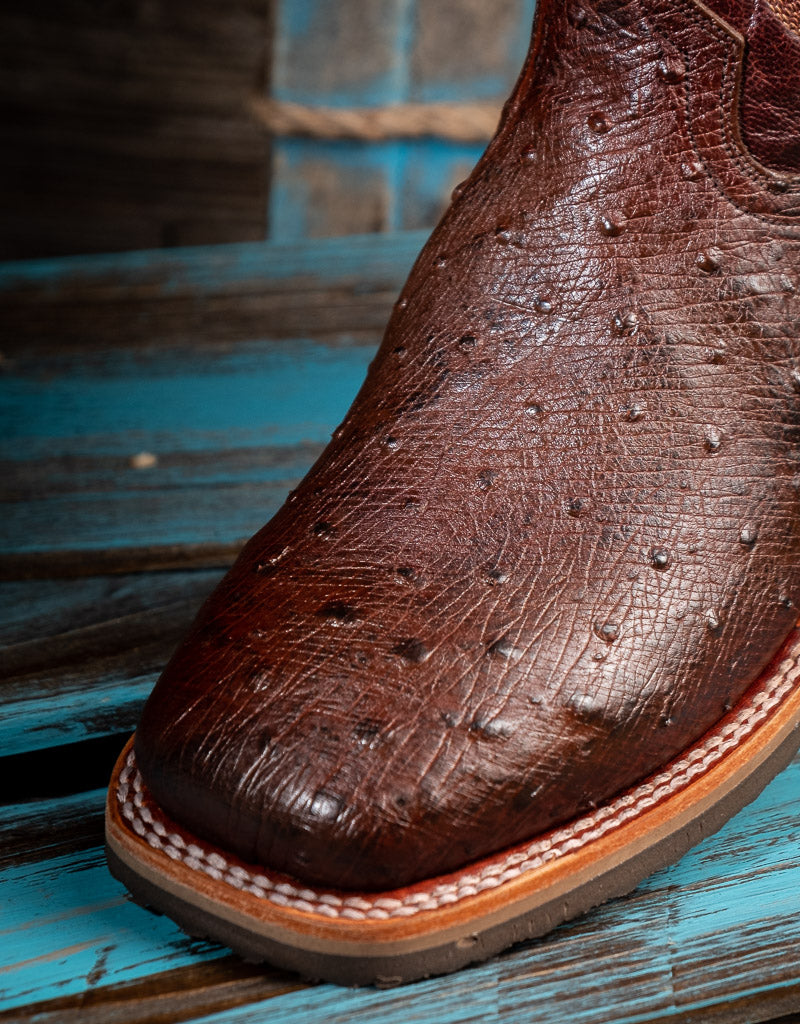 Men's Premium Full-Quill Ostrich Western Boots DPP5711