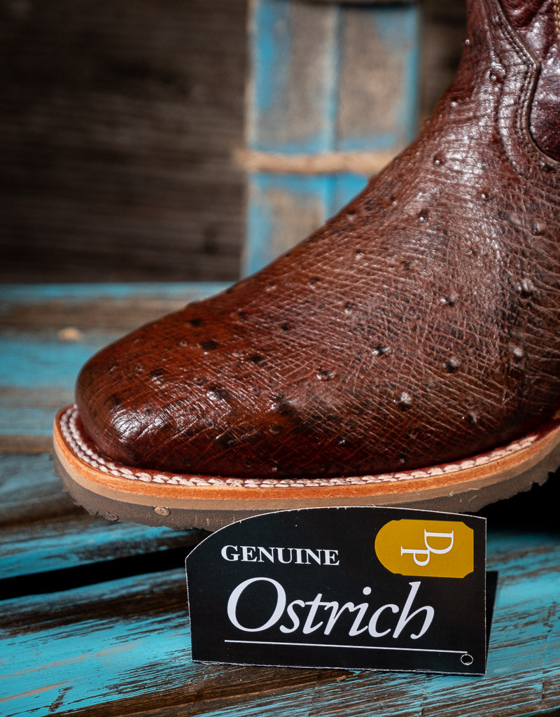 Men's Premium Full-Quill Ostrich Western Boots DPP5711