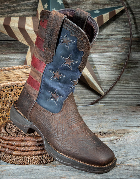 Ladies Rebel Pro American Flag Top DRD0393 — Boyers BootnShoe