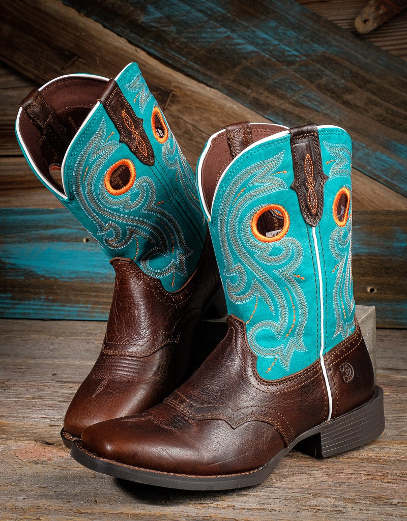 Durango Westward Hickory Turquoise Boot DRD0446 Boyers BootnShoe