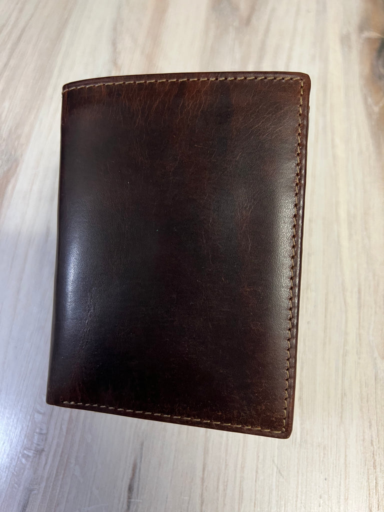 A brown calf leather bifold wallet, Circa 2018, Fine Watches